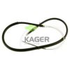 KAGER 19-0966 Cable, parking brake